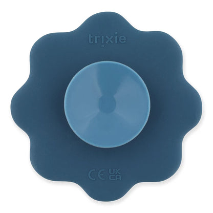 Jouet spinner à ventouse en silicone Triceratops