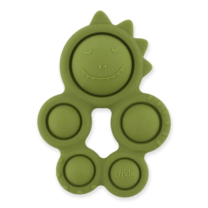 Pop-it in silicone a forma di dinosauro