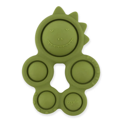 Pop-it in silicone a forma di dinosauro