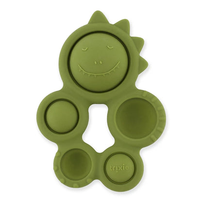 Pop-it in silicone a forma di dinosauro