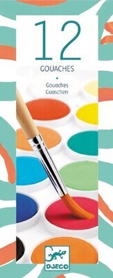 Gouaches - 12 couleurs