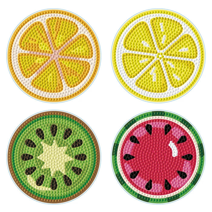 Diamond Painting sottobicchieri Frutta