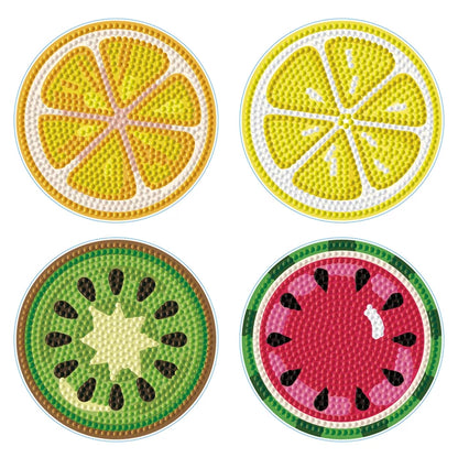 Diamond Painting sottobicchieri Frutta