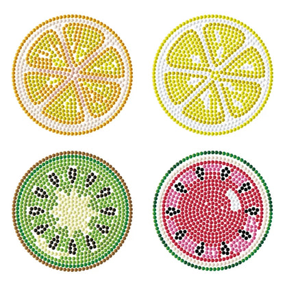 Diamond Painting sottobicchieri Frutta