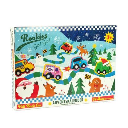 Calendrier de l'Avent – Voitures Retrofriction (Pull Back)