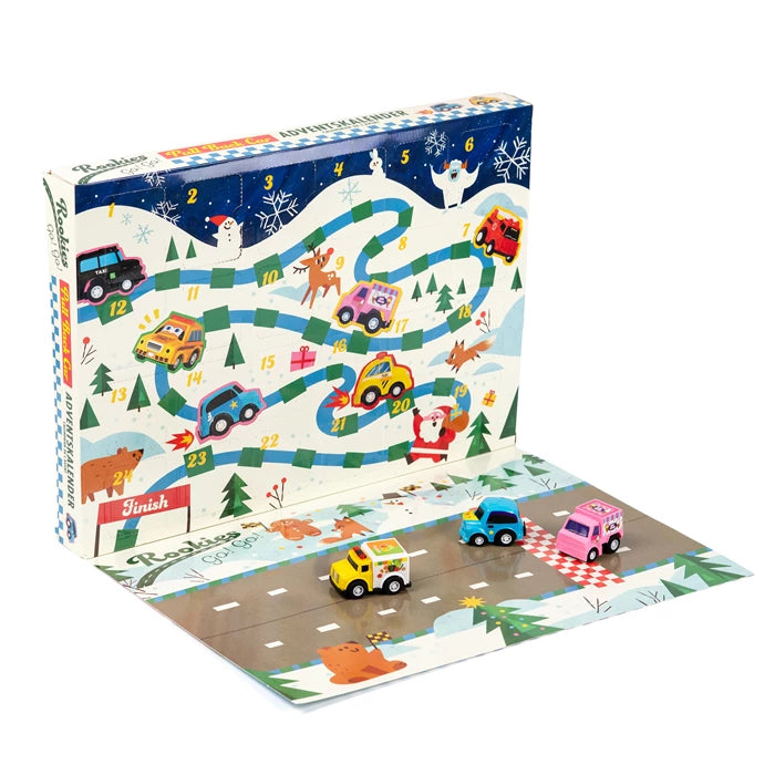 Calendrier de l'Avent – Voitures Retrofriction (Pull Back)