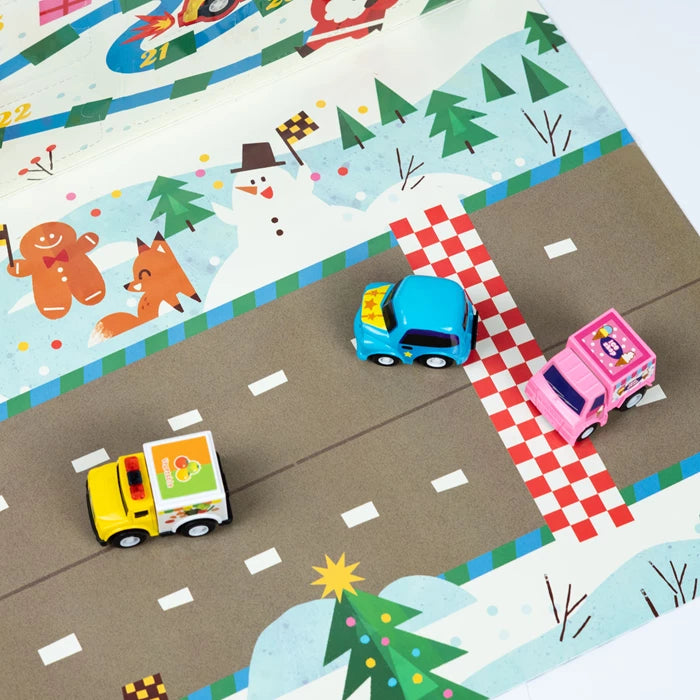 Calendrier de l'Avent – Voitures Retrofriction (Pull Back)