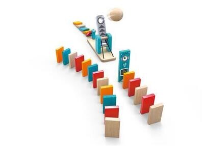 Circuit de dominos : l'usine de robot