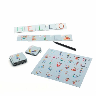 Yoga ABC Magnets