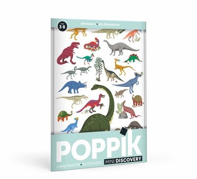 Mini Poster - Les dinosaures