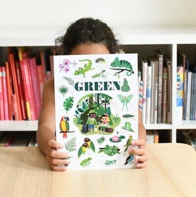 Mini Poster - La Jungle / Vert