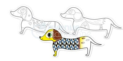 Graffy Lesezeichen - Hunde