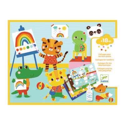 Collage pour les petits - La journée