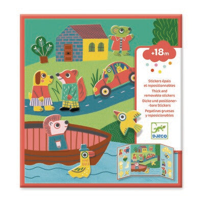 Stickers repositionnables - Les animaux