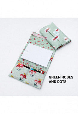 Livre de dessin - Green Roses and Dots