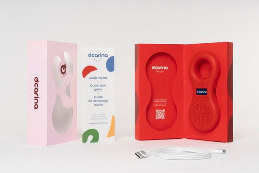 Ocarina Musik Player Rot