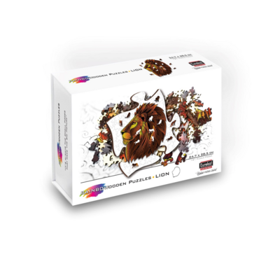 Wooden Rainbow Puzzle - Leone