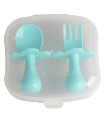 Couverts ergonomiques - Turquoise