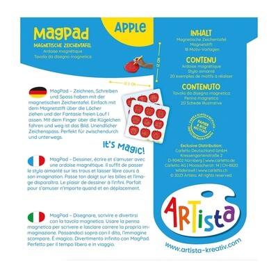 Ardoise magnétique Pomme