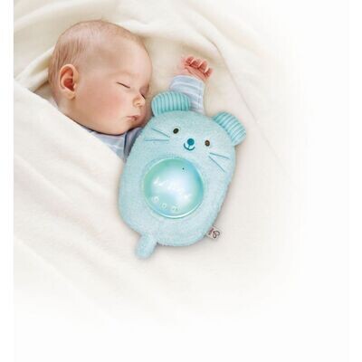 Souris musicale en peluche avec veilleuse