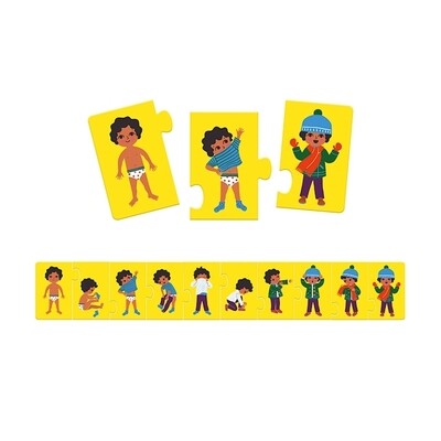 Puzzle Je m'habille