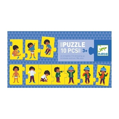 Puzzle Je m'habille
