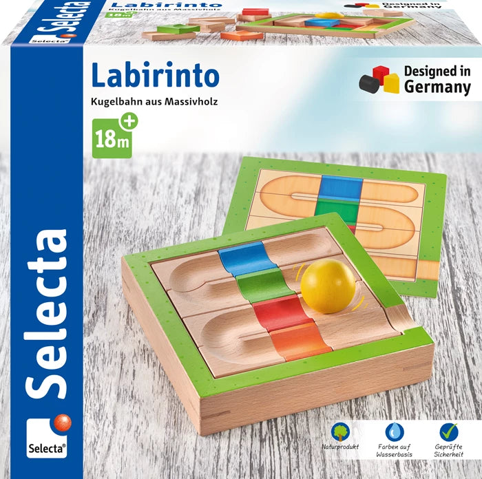 Pista per biglie labirinto 16 pezzi