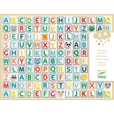 Gommettes 3D - Alphabet