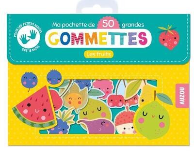 Mes 50 gommettes : les fruits