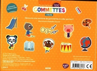 Mes 100 gommettes : l'école