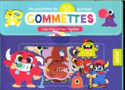 Mes 50 gommettes : les monstres