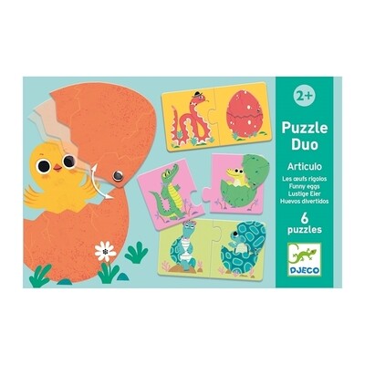 Puzzle Duo Les œufs rigolos
