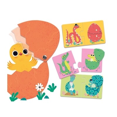 Puzzle Duo Les œufs rigolos