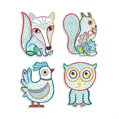 Coloriage à révéler