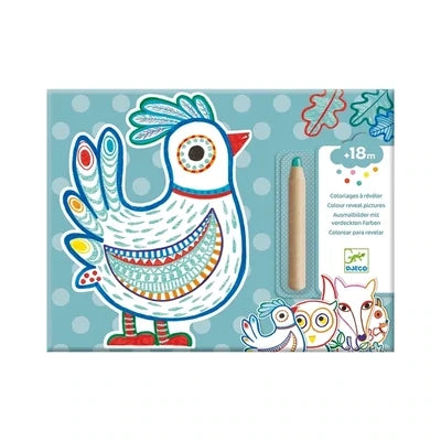 Coloriage à révéler