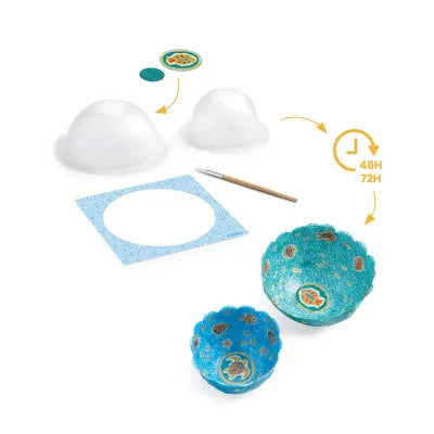DIY - Coupelles de papier Mer