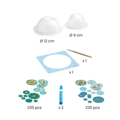 DIY - Coupelles de papier Mer