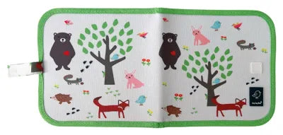 Cahier ardoise avec 4 craies - Forêt