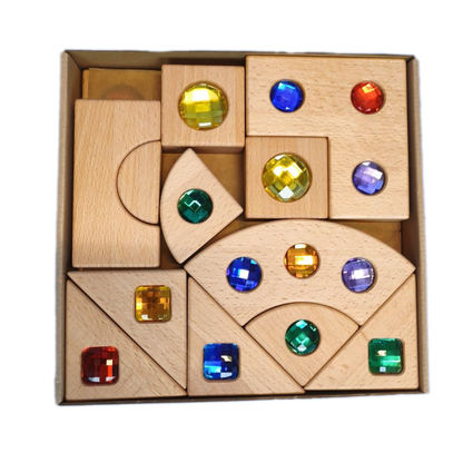 44 blocs avec des bijoux