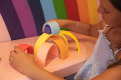 Arc-en-ciel en silicone