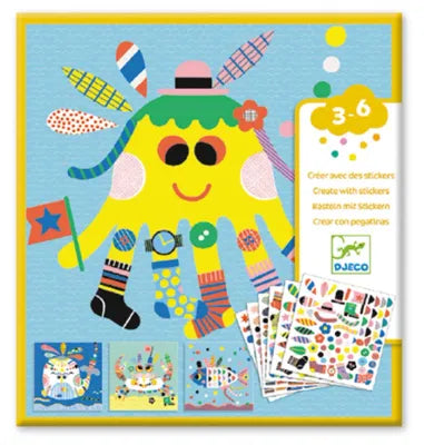 Créer avec des stickers Marins