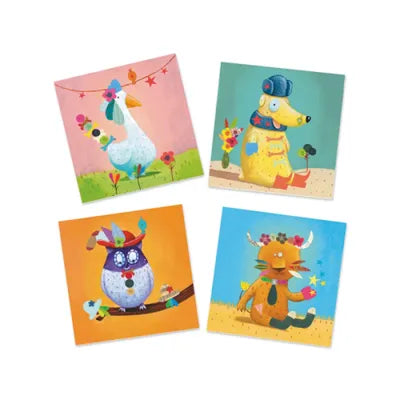 Créer avec des stickers Animaux