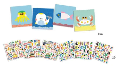 Créer avec des stickers Marins