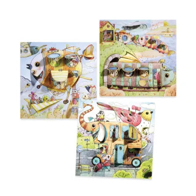 Coloriages surprises Le voyage de Malo