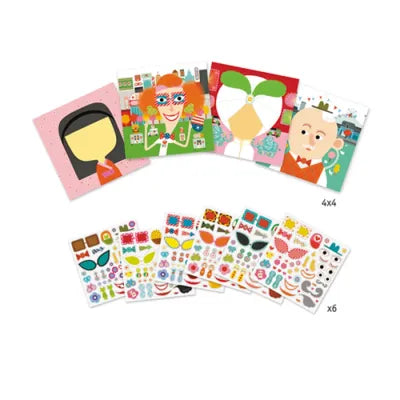 Créer avec des stickers Tous différents