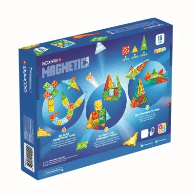 Magnetic Tiles Gems 16 Pezzi