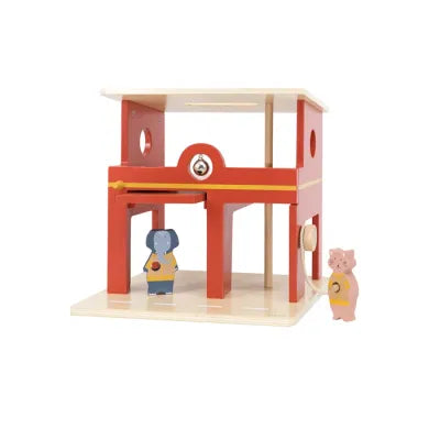 Caserne de pompiers en bois