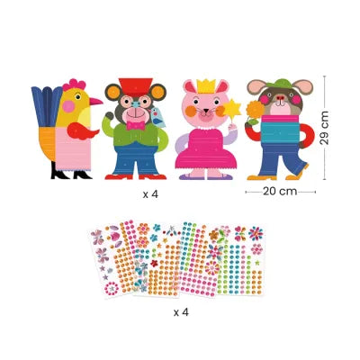 Créer avec des stickers Eclatants