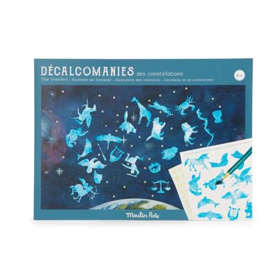 Décalcomanies : Carte du ciel