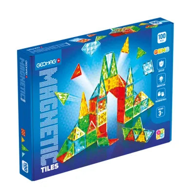 Magnetic Tiles Gems 100 Pezzi